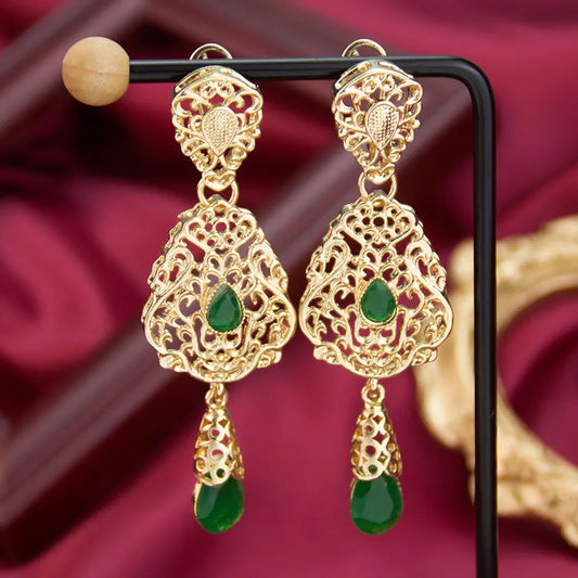 Exquisite Moroccan Earrings – Luxurious Elegance for Your Special Occasions - Majestic Morocco
