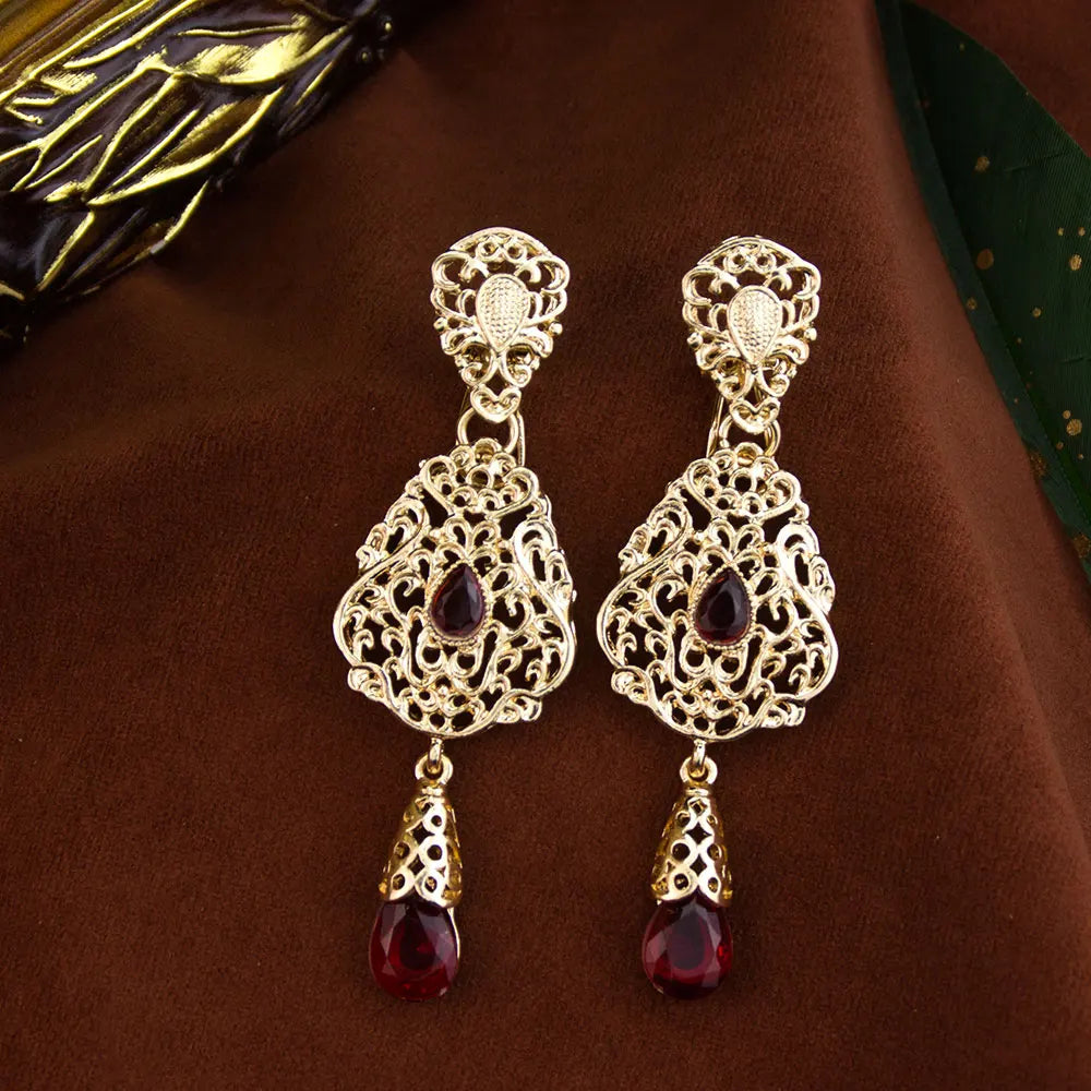 Exquisite Moroccan Earrings – Luxurious Elegance for Your Special Occasions - Majestic Morocco