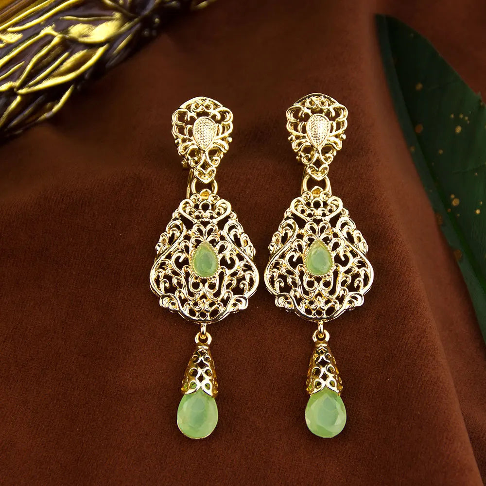 Exquisite Moroccan Earrings – Luxurious Elegance for Your Special Occasions - Majestic Morocco