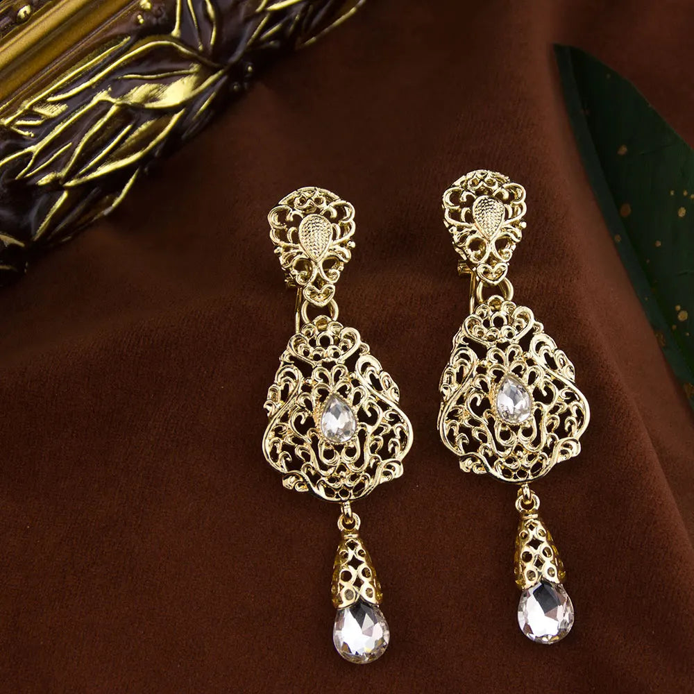 Exquisite Moroccan Earrings – Luxurious Elegance for Your Special Occasions - Majestic Morocco