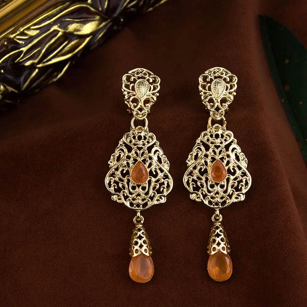 Exquisite Moroccan Earrings – Luxurious Elegance for Your Special Occasions - Majestic Morocco